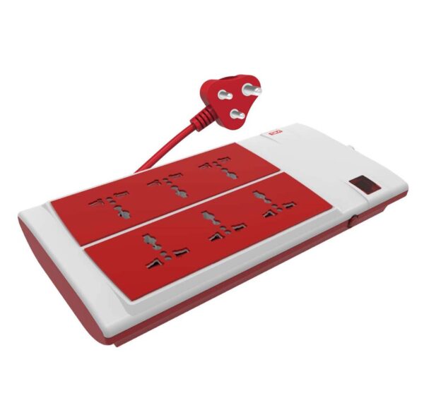 Main_f94814b4-65bd-4d18-9ae1-8520e5abfb17-1.jpg GM G-Power 6+1 Spike Guard With 6 International Sockets & 1 Master Switch