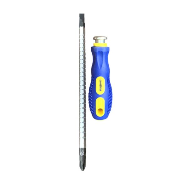 Main_fcc6893f-a2ce-4bd9-bd13-43952cdf4763-1.jpg Goodyear Adjustable Screwdriver 2 In 1 with Hex Rod & Acupressure Comfortable Grip