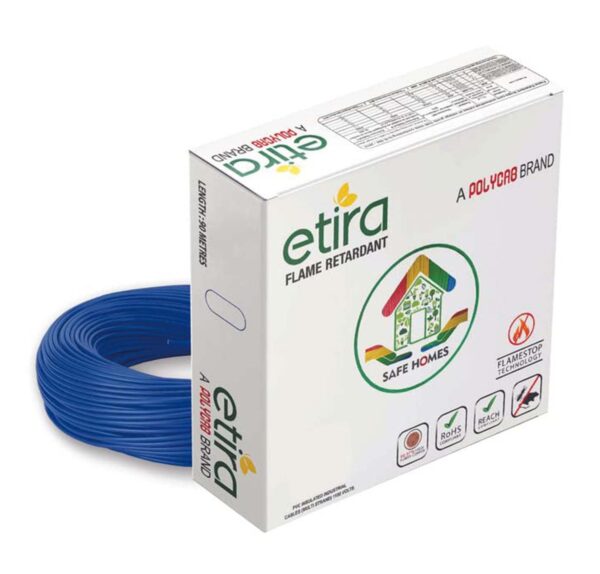 Polycab Etira PVC Insulated Domestic Electrical Wire - 90 Meter