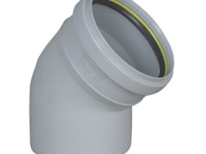 Supreme PVC Pipe Fitting Bend 45° - Fix O-Ring Type