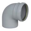 Supreme PVC Pipe Fitting Plain Bend 87.5°  - Fix O-Ring Type