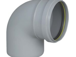 Supreme PVC Pipe Fitting Plain Bend 87.5°  - Fix O-Ring Type