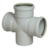 Supreme PVC SWR Double Tee With Washer Type Fitting