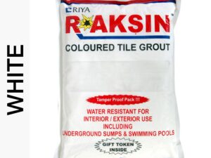 Riya Raksin Coloured Waterproof Tile Grout - White, 1kg